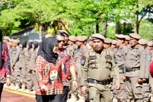 Husniah Kerahkan 654 Satpol PP, Fokus Perangi Narkoba dan Amankan Aset Pemkab Gowa