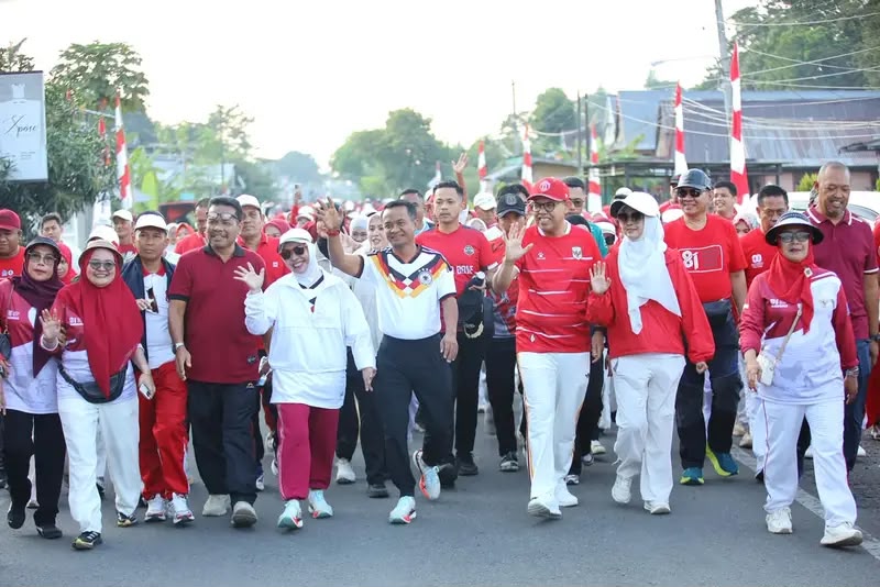 Ribuan Warga Lima Kecamatan Tumpah Ruah di Ajangale, Pemerintah Dorong Semangat Kemerdekaan Jadi Aksi Nyata