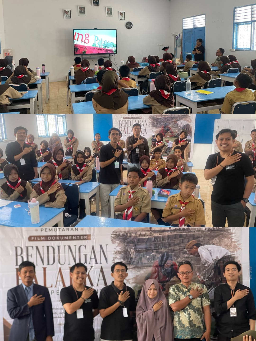 Lewat Film Bendungan Palakka, Pelajar SMPN 1 Watampone Diajak Memahami Akar Budaya Bone