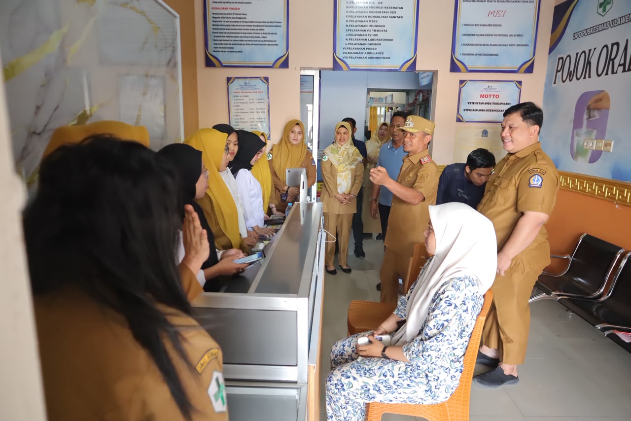 Sidak Puskesmas, Bupati Bone Soroti Minimnya Penyuluh Gizi di Desa