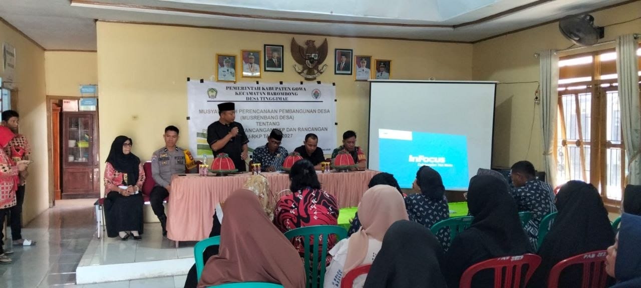 Musrenbang Desa Tinggimae Tetapkan Prioritas 2027, Infrastruktur hingga Ketahanan Pangan Jadi Fokus